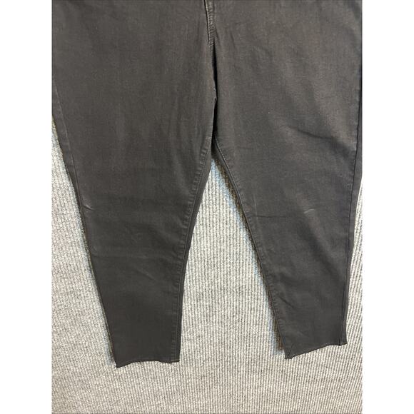 Sofia Vergara Womens Curvy Super High Rise Ankle Skinny Jeans Size 16 Black New - Picture 4 of 12